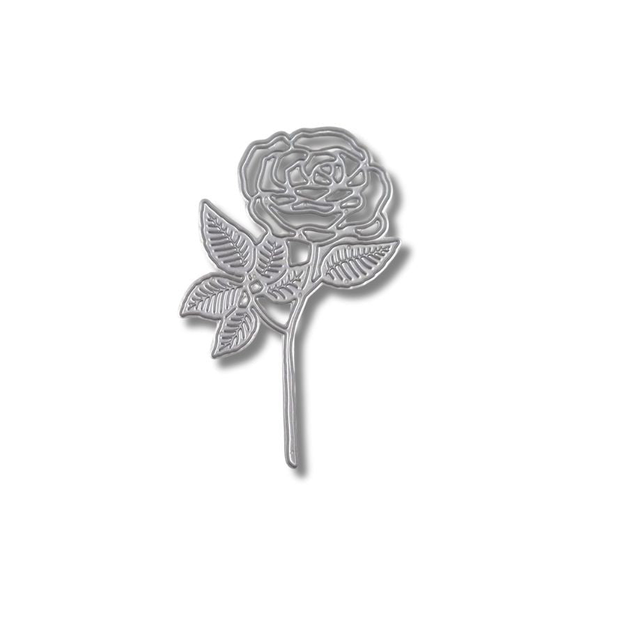 TROQUEL ROSA CALADA  (1 PC)
