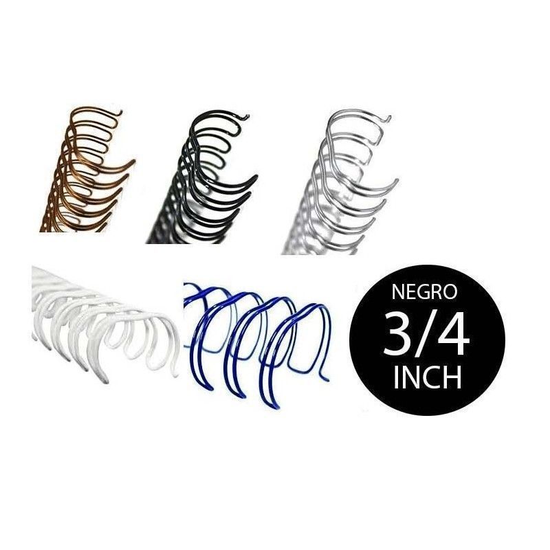 ANILLO METALICO NEGRO PARA ARGOLLAR 3/4 5PCS