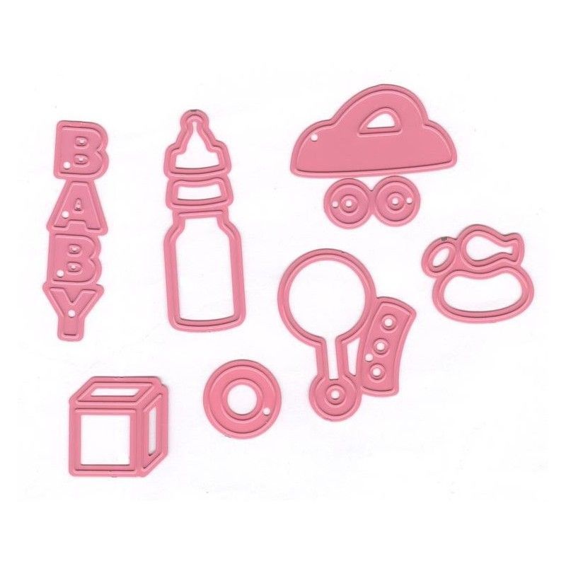 Troquel Elementos De Bebe Collectables (8 Pcs)