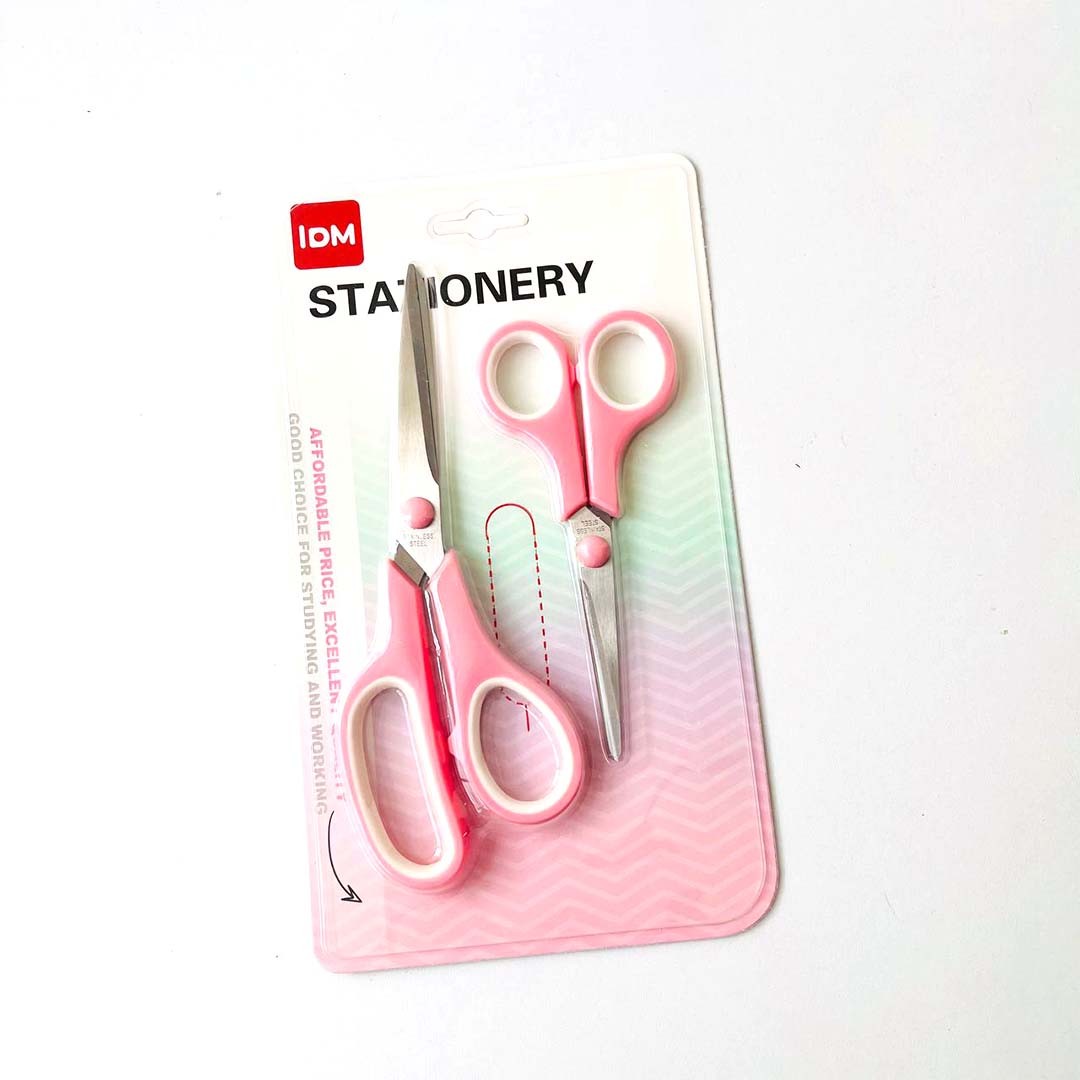 Set De Tijeras Multiusos Rosa (2 Pcs)