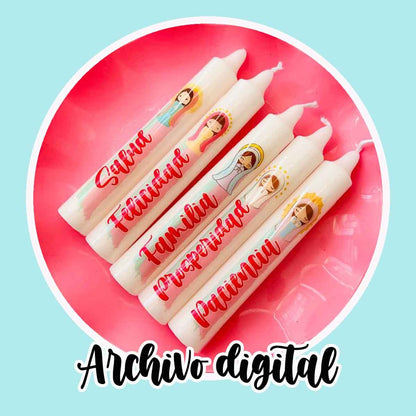 ARCHIVO DIGITAL IMÁGENES PARA VELAS