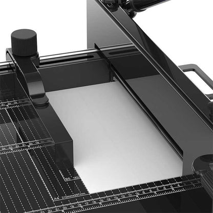 GUILLOTINA SEMI INDUSTRIAL PARA PAPEL A4 NEGRA (31cm x 31cm)