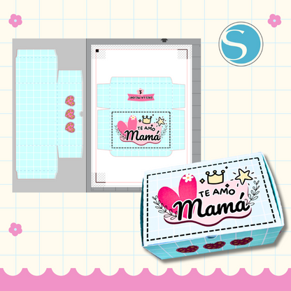 Caja Feliz Dia De Las Madres (6 Diseños Diferentes)