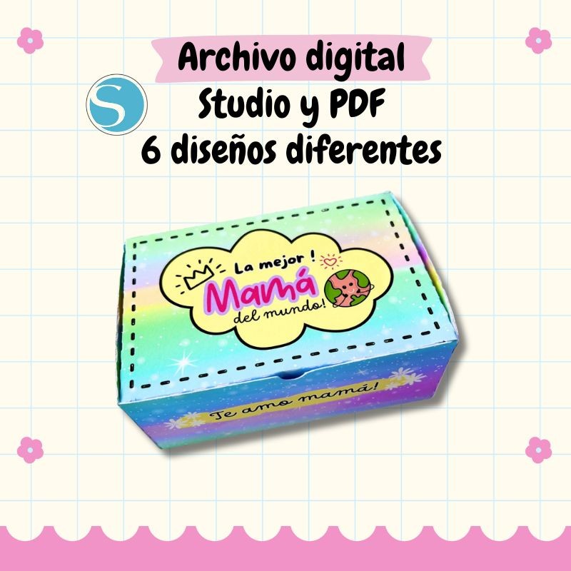 Caja Feliz Dia De Las Madres (6 Diseños Diferentes)