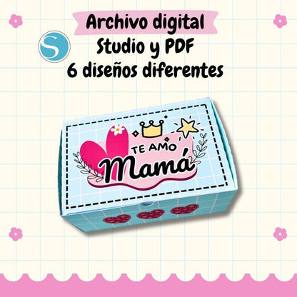 Caja Feliz Dia De Las Madres (6 Diseños Diferentes)