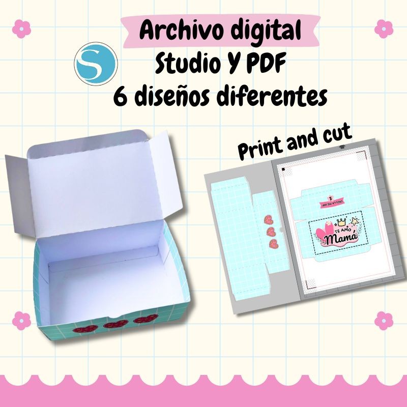 Caja Feliz Dia De Las Madres (6 Diseños Diferentes)