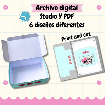 Caja Feliz Dia De Las Madres (6 Diseños Diferentes)