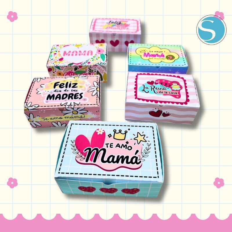 Caja Feliz Dia De Las Madres (6 Diseños Diferentes)