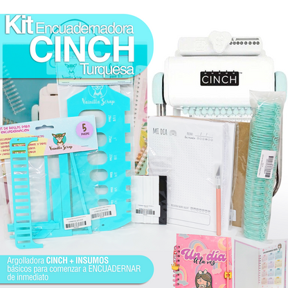 PREVENTA KIT CINCH TURQUESA EMPRENDEDOR