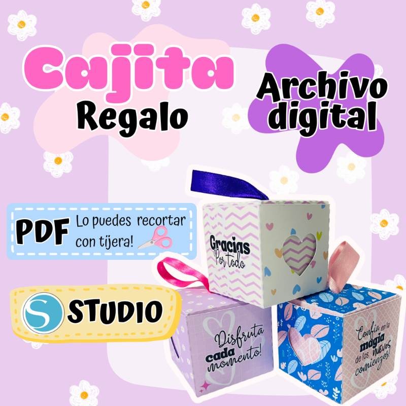Cajita De Regalo Feliz Dia, Feliz Cumple