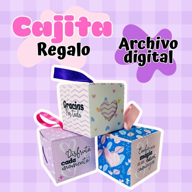 Cajita De Regalo Feliz Dia, Feliz Cumple