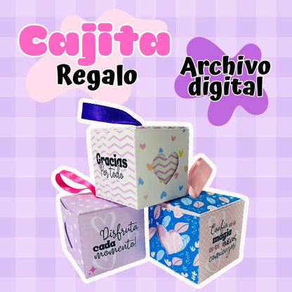 Cajita De Regalo Feliz Dia, Feliz Cumple
