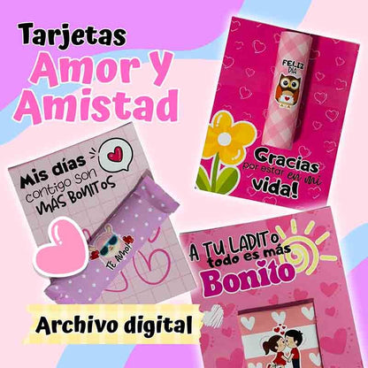 Tarjetas Y Envoltorios Para Amor Y Amistad