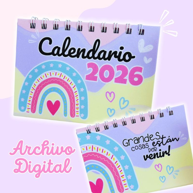 Archivo Digital Calendario Arco Iris 2026