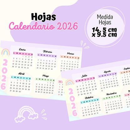 Archivo Digital Calendario Arco Iris 2026