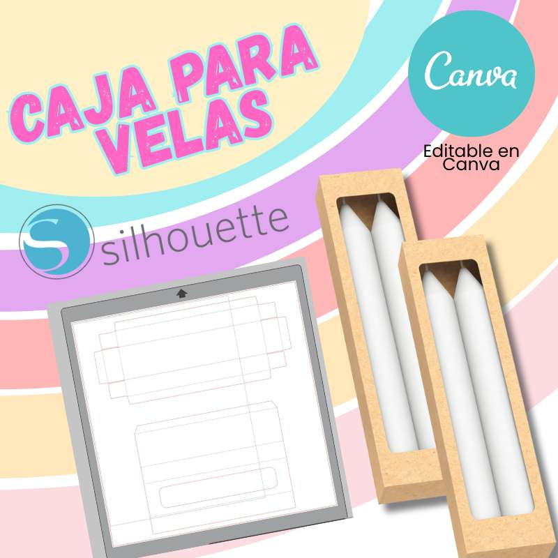 Mega Pack De 50 Plantillas De Etiquetas Para Velas