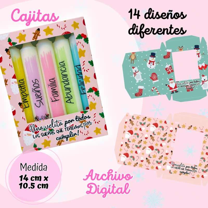 Mega Pack De 50 Plantillas De Etiquetas Para Velas