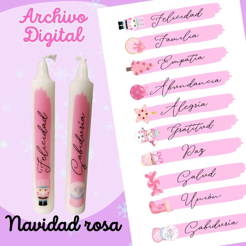 Mega Pack De 50 Plantillas De Etiquetas Para Velas
