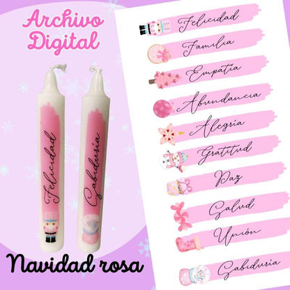 Mega Pack De 50 Plantillas De Etiquetas Para Velas