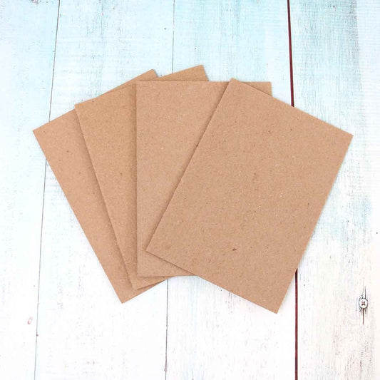 CARTON CHIPBOARD 2MM 14,5cm x 22,1cm (4 pcs)