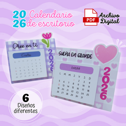 Archivo Digital- Calendarios De Escritorio