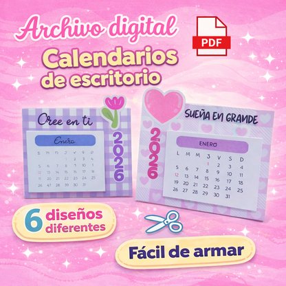 Archivo Digital- Calendarios De Escritorio