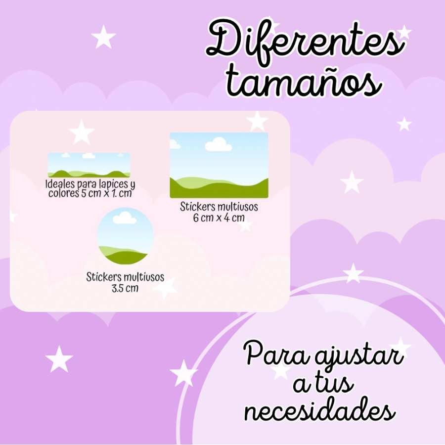 Stickers Escolares Editables En Canva