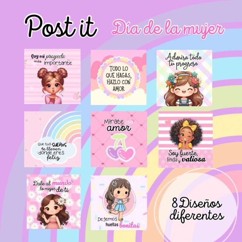 Archivo Digital Post It Dia De La Mujer