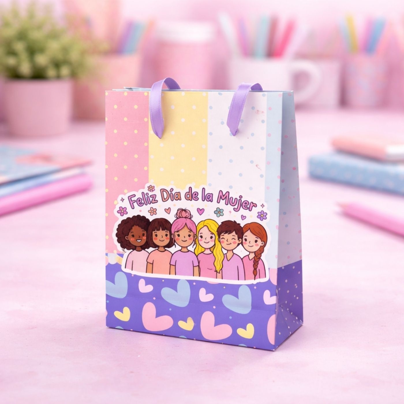 Bolsas de Regalo Día de la Mujer | +20 Diseños | Archivo Silhouette y PDF