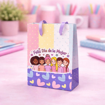 Bolsas de Regalo Día de la Mujer | +20 Diseños | Archivo Silhouette y PDF
