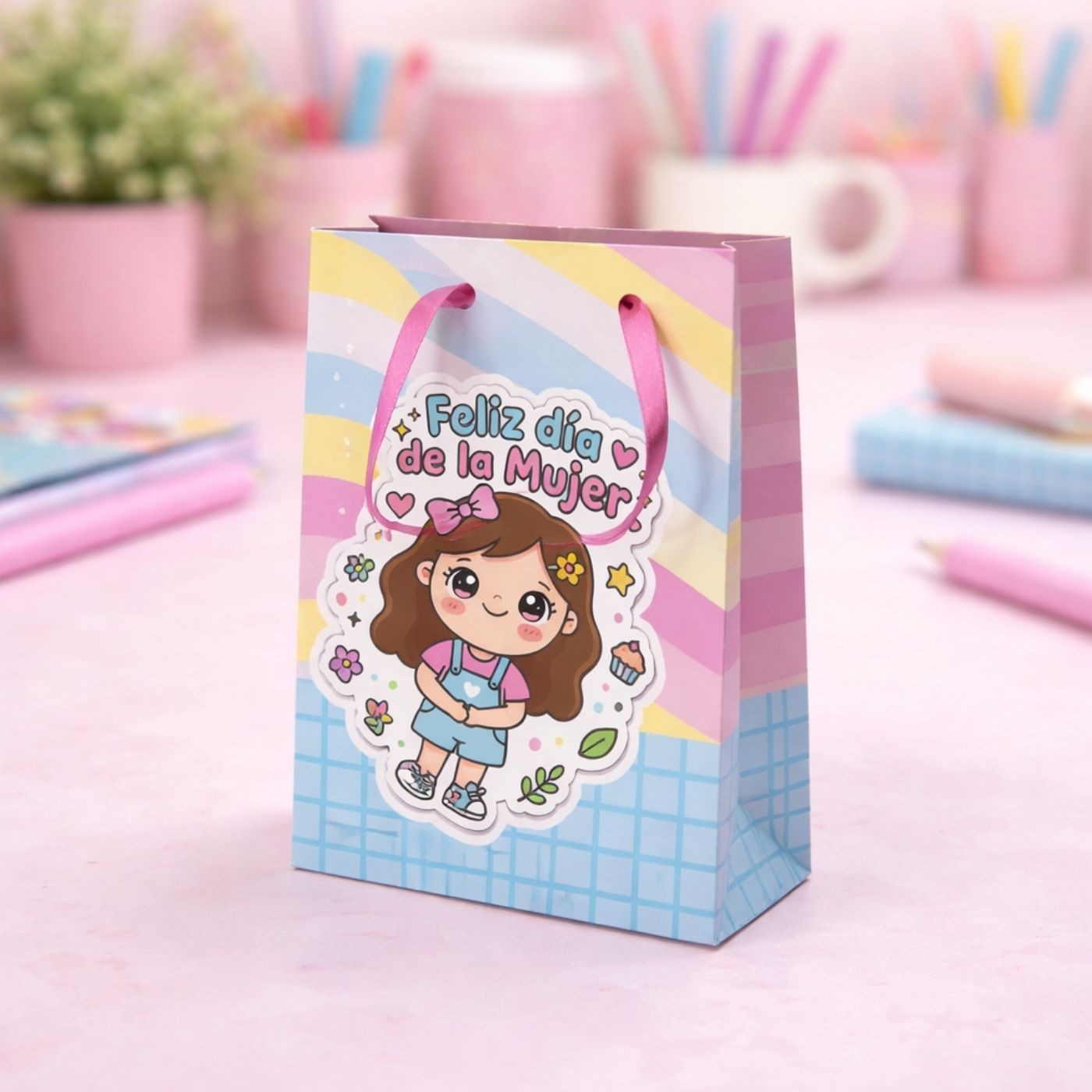 Bolsas de Regalo Día de la Mujer | +20 Diseños | Archivo Silhouette y PDF