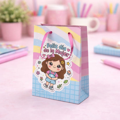 Bolsas de Regalo Día de la Mujer | +20 Diseños | Archivo Silhouette y PDF