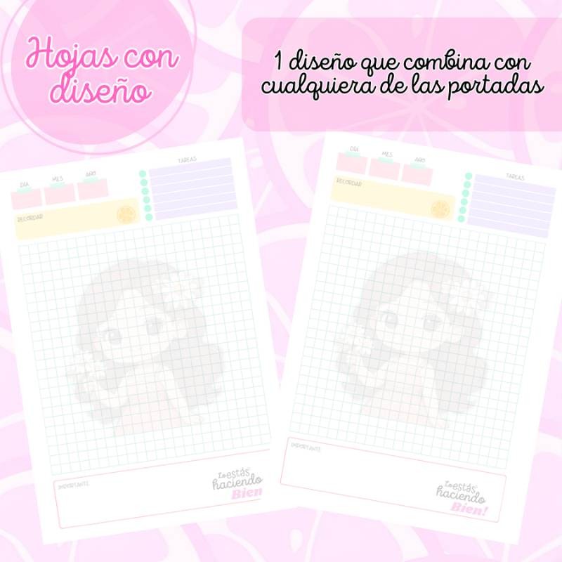 Agenda A5 "Lo Estás Haciendo Bien" – Archivo PDF Listo para Imprimir