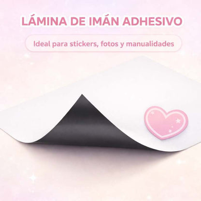Lamina De Iman Con Adhesivo 15Cm X 10Cm Pack X5 Unidades