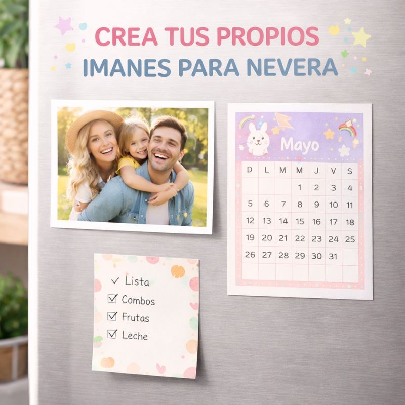 Lamina De Iman Con Adhesivo 15Cm X 10Cm Pack X5 Unidades