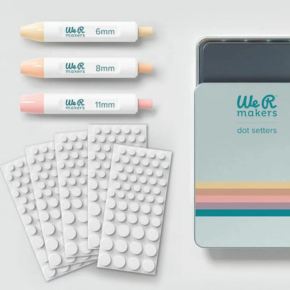Kit Aplicador De Puntos Adhesivos De Espuma 3D – We R Makers (6, 8 Y 11 Mm)