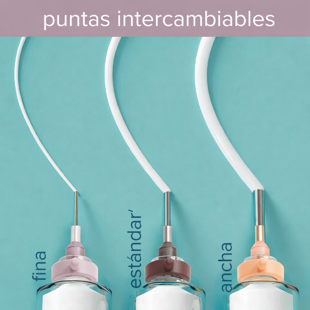 Kit Pistola De Pegamento Liquido De Precisión – We R Makers (3 Botellas Con Puntas Diferentes)