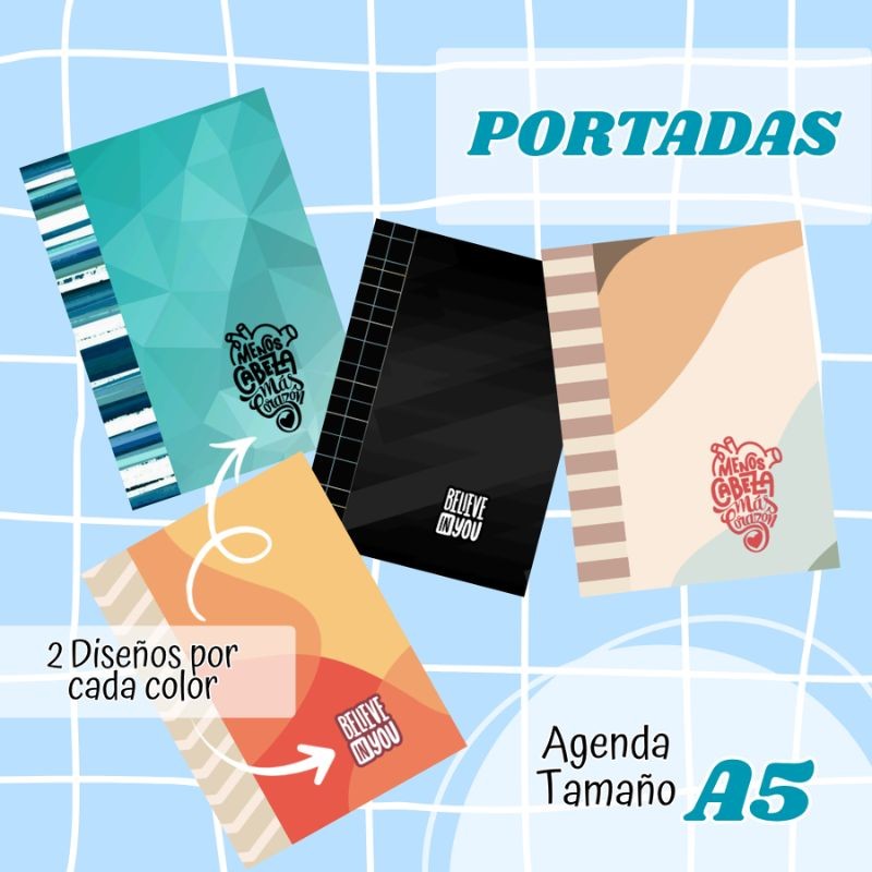Agenda para Hombre – Archivo Digital PDF (Tamaño A5 | 4 Colores)