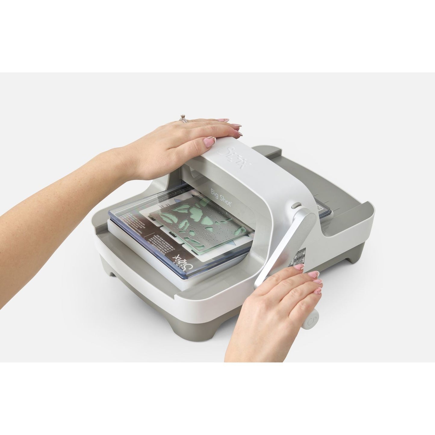Nueva Big Shot de Sizzix White & Gray
