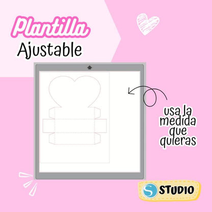 Cajita Corazón Día de la Madre – Archivo Digital (Studio)