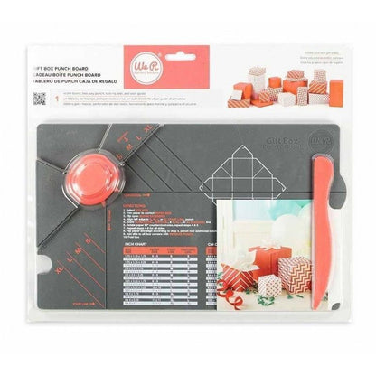Gift Box Punch Board Blanca