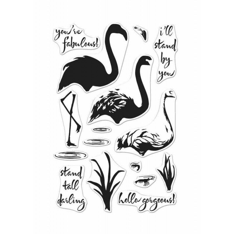 Sello En Capas De Flamingo
