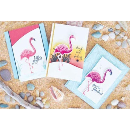 Sello En Capas De Flamingo