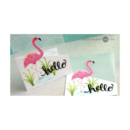 Sello En Capas De Flamingo