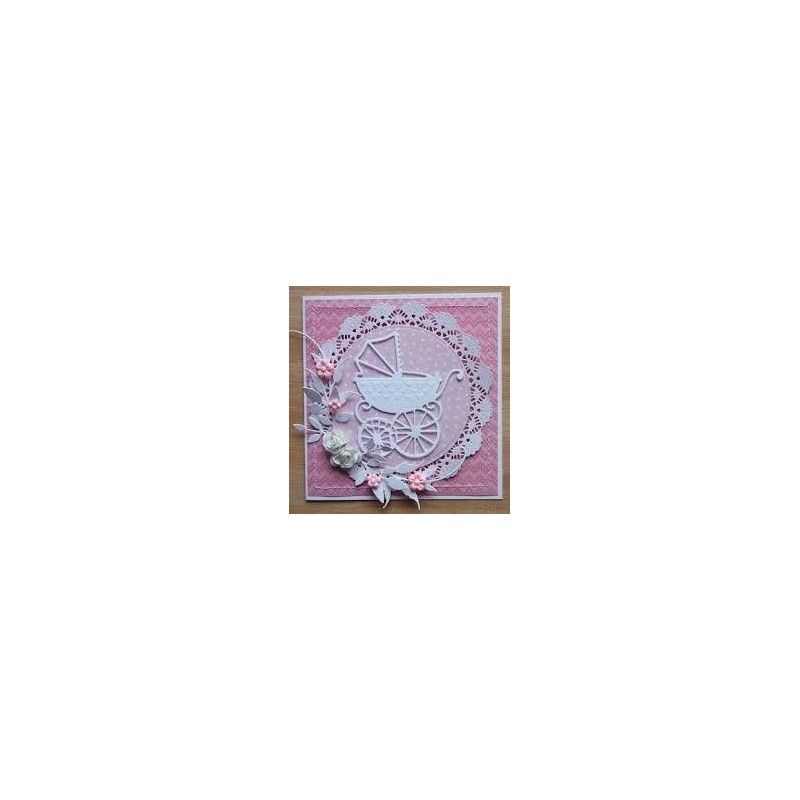 Troquel + Embossing – Coche De Bebe