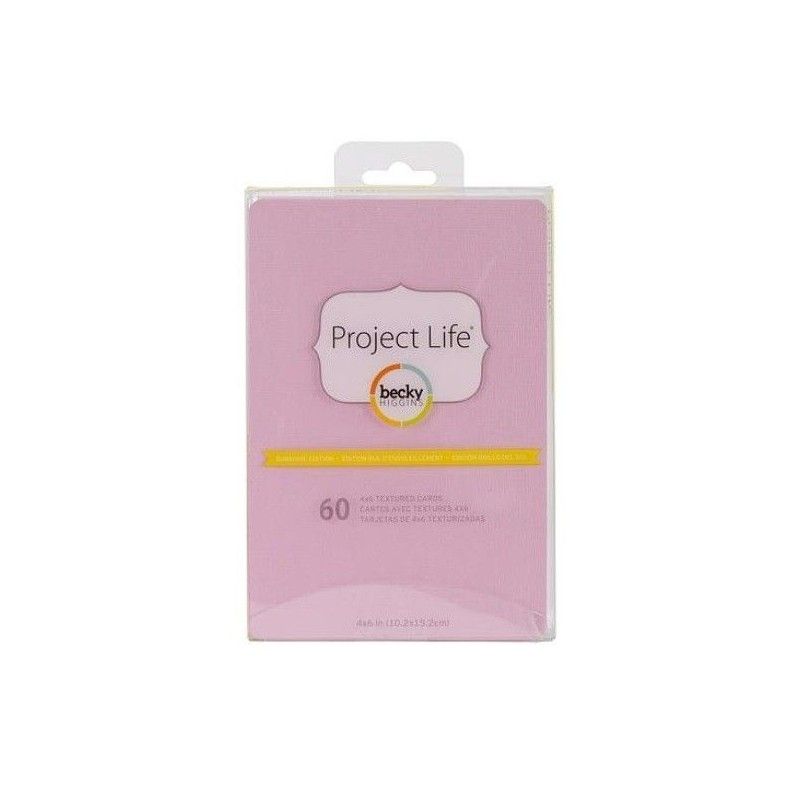 Tarjetas Project Life Sunshine Edition 10Cm X 15Cm (60 Pcs)