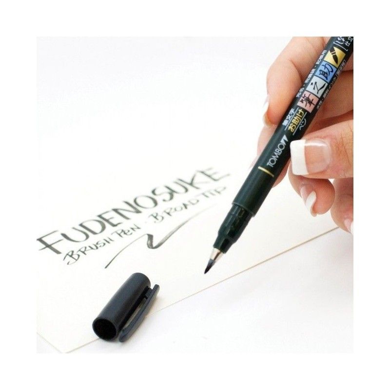 Marcador Fudenosuke Punta Blanda Tombow