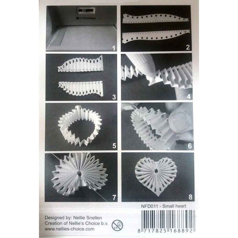 Troquel Roseta Corazon Pequeño