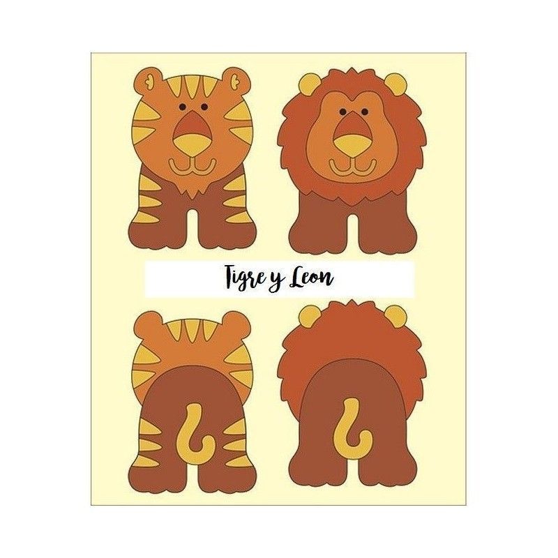 Troquel Tigre Y Leon