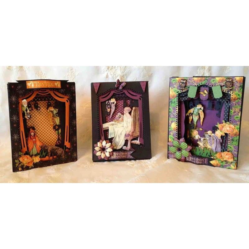 Troquel Shadow Box Caja De Sombras Teatro Xcut